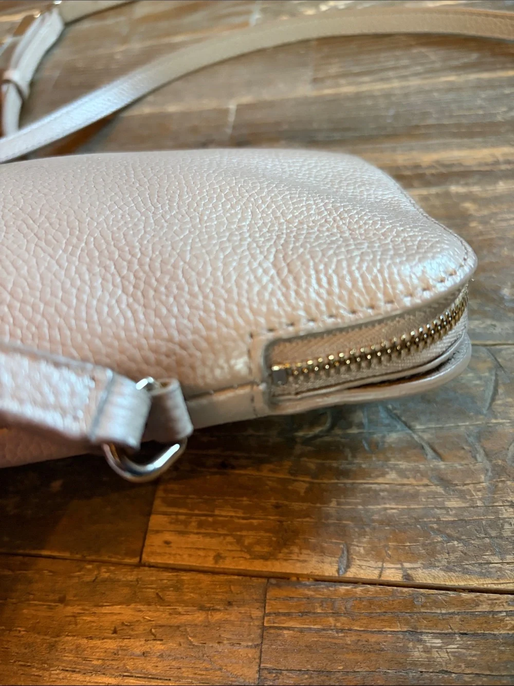 Draper James Pebbled Leather Mini Crossbody Bag